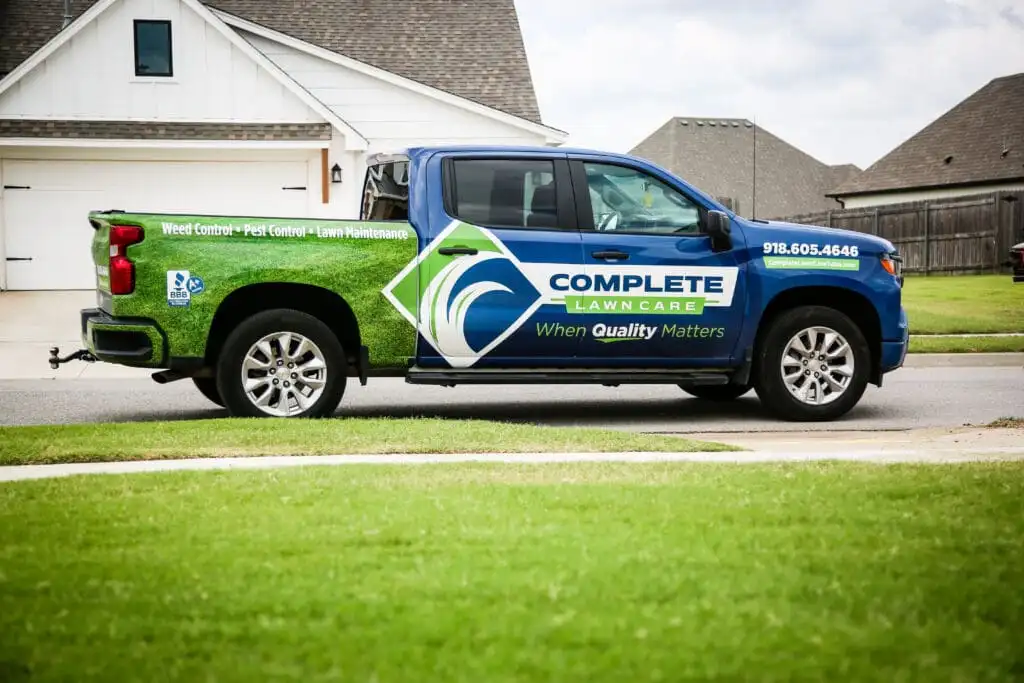 Healthy lawn maintained by Complete Lawn Care