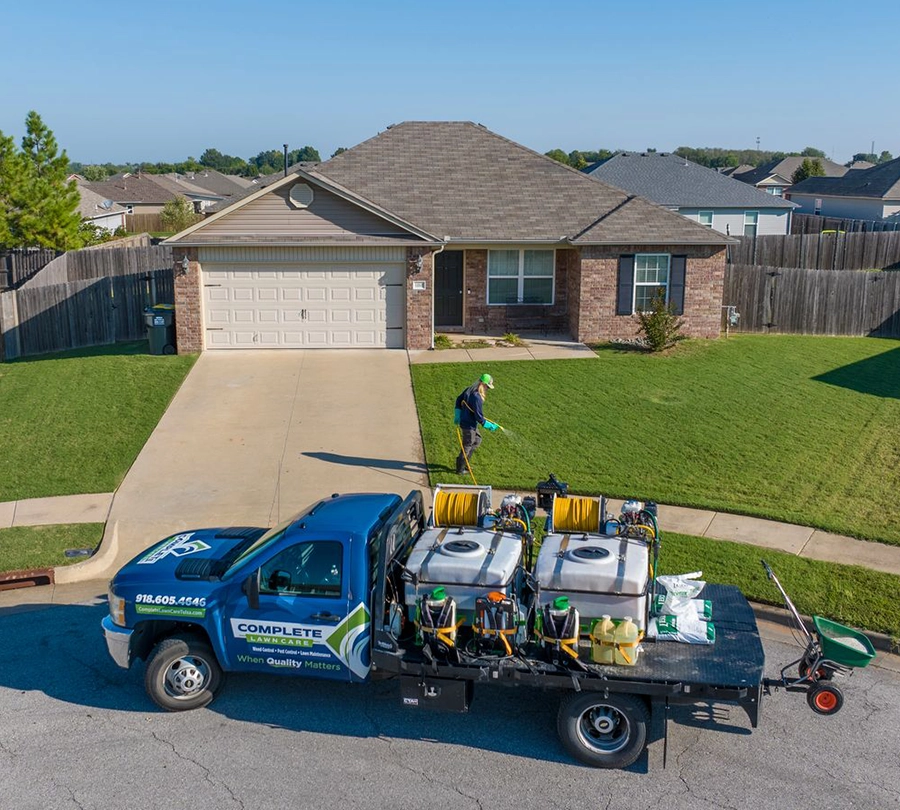 Complete Lawn Care Service Truck