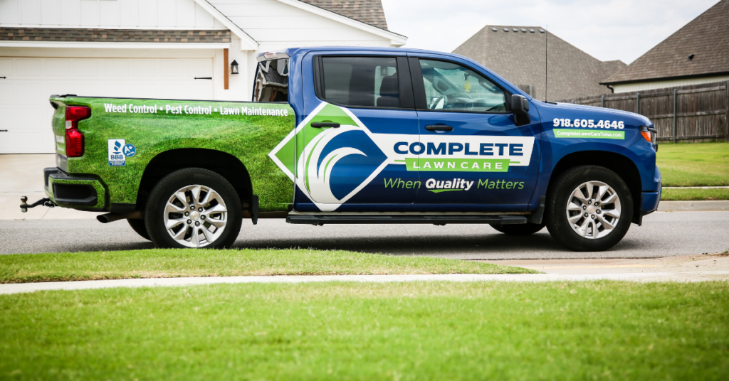 Complete Lawn Care Service Truck